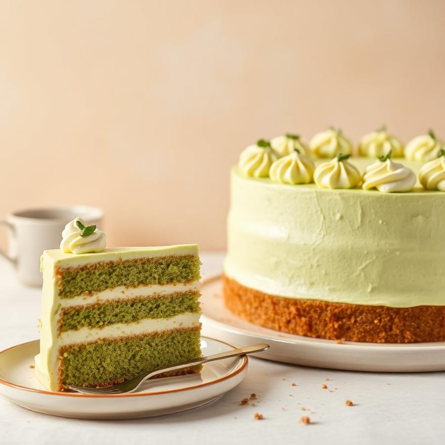 Matcha Cream Cake